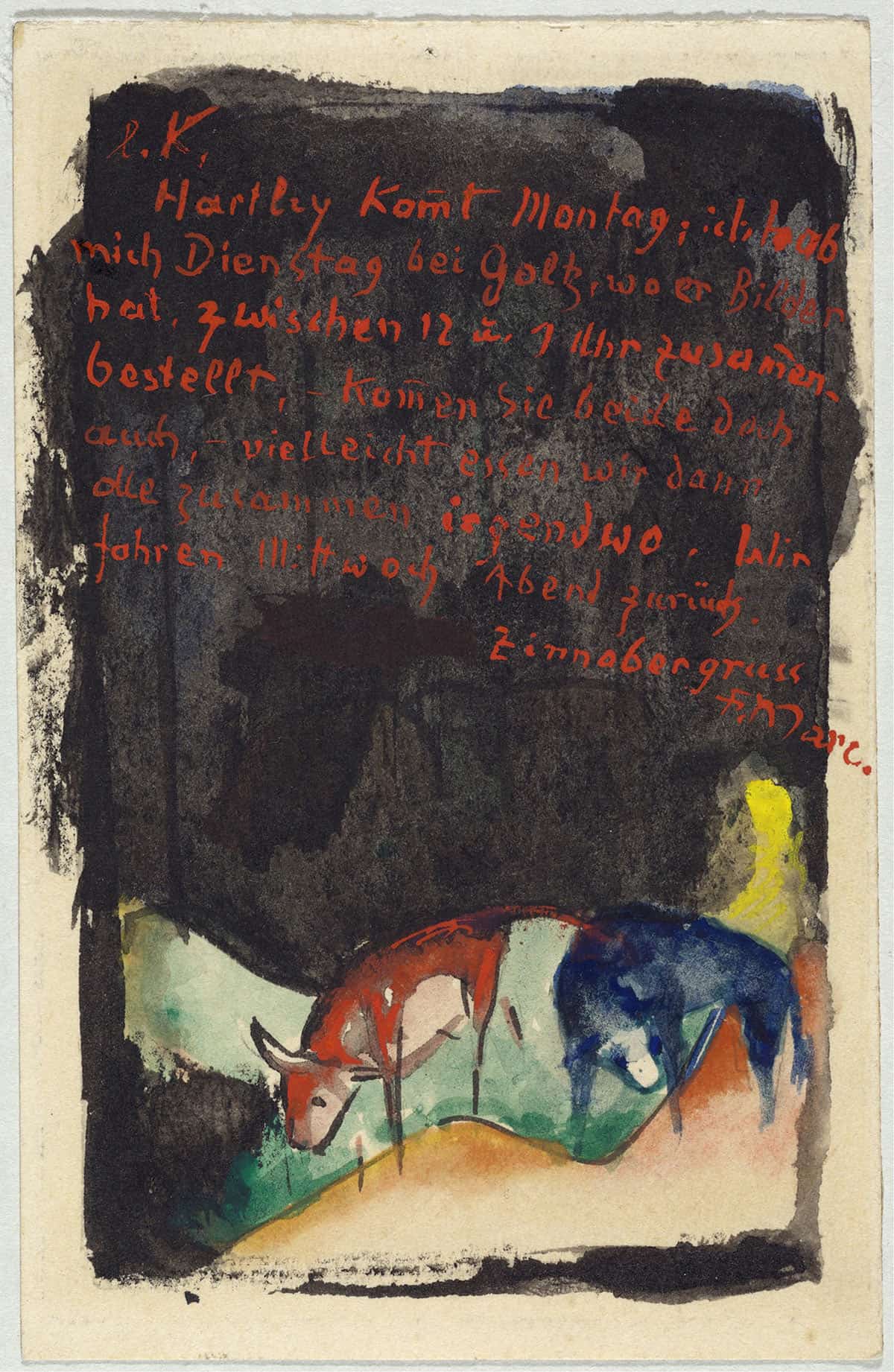 Vermilion by Franz Marc - Image 3