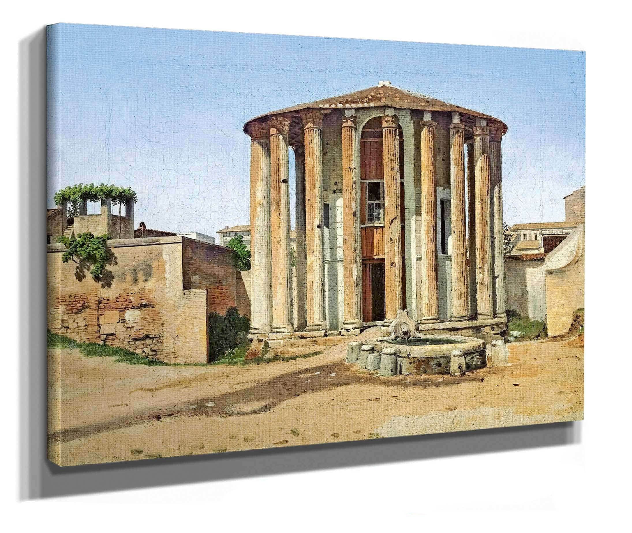 Vesta Temple In Rome by Christoffer Wilhelm Eckersberg - Image 2