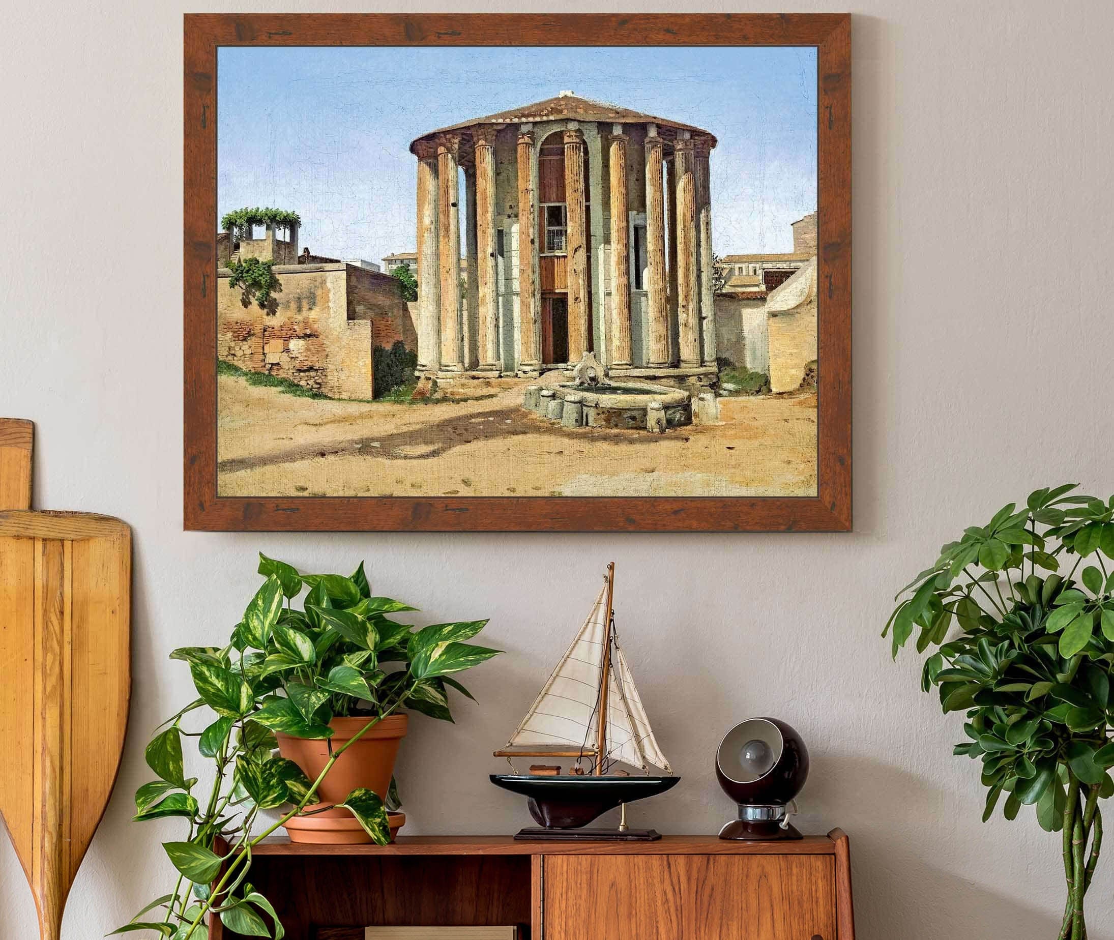 Vesta Temple In Rome by Christoffer Wilhelm Eckersberg - Image 3