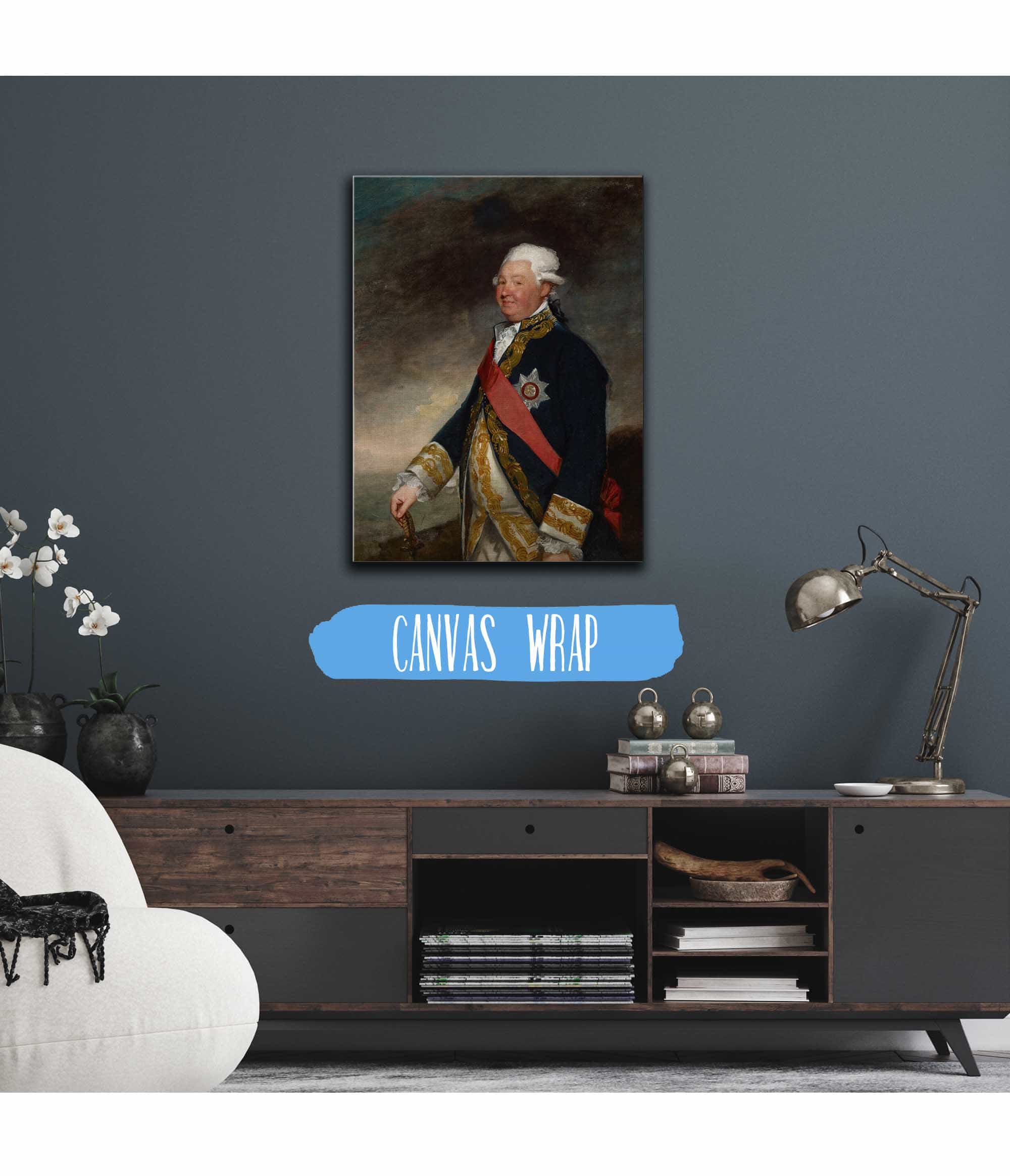 Vice Admiral Edward Hughes S by Gilbert Stuart - Image 3