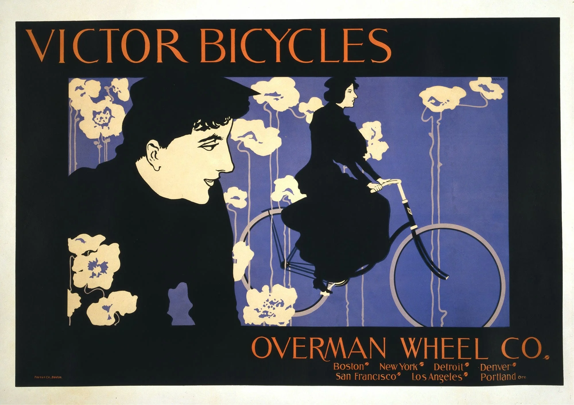 Victor Bicycles Overman Wheel Co by Will Bradley