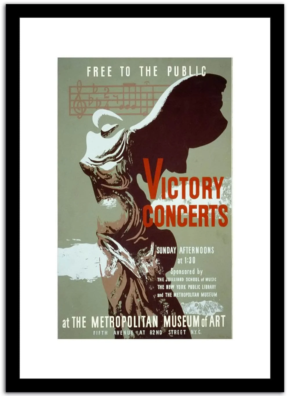 Victorya Concerts Vintage Poster