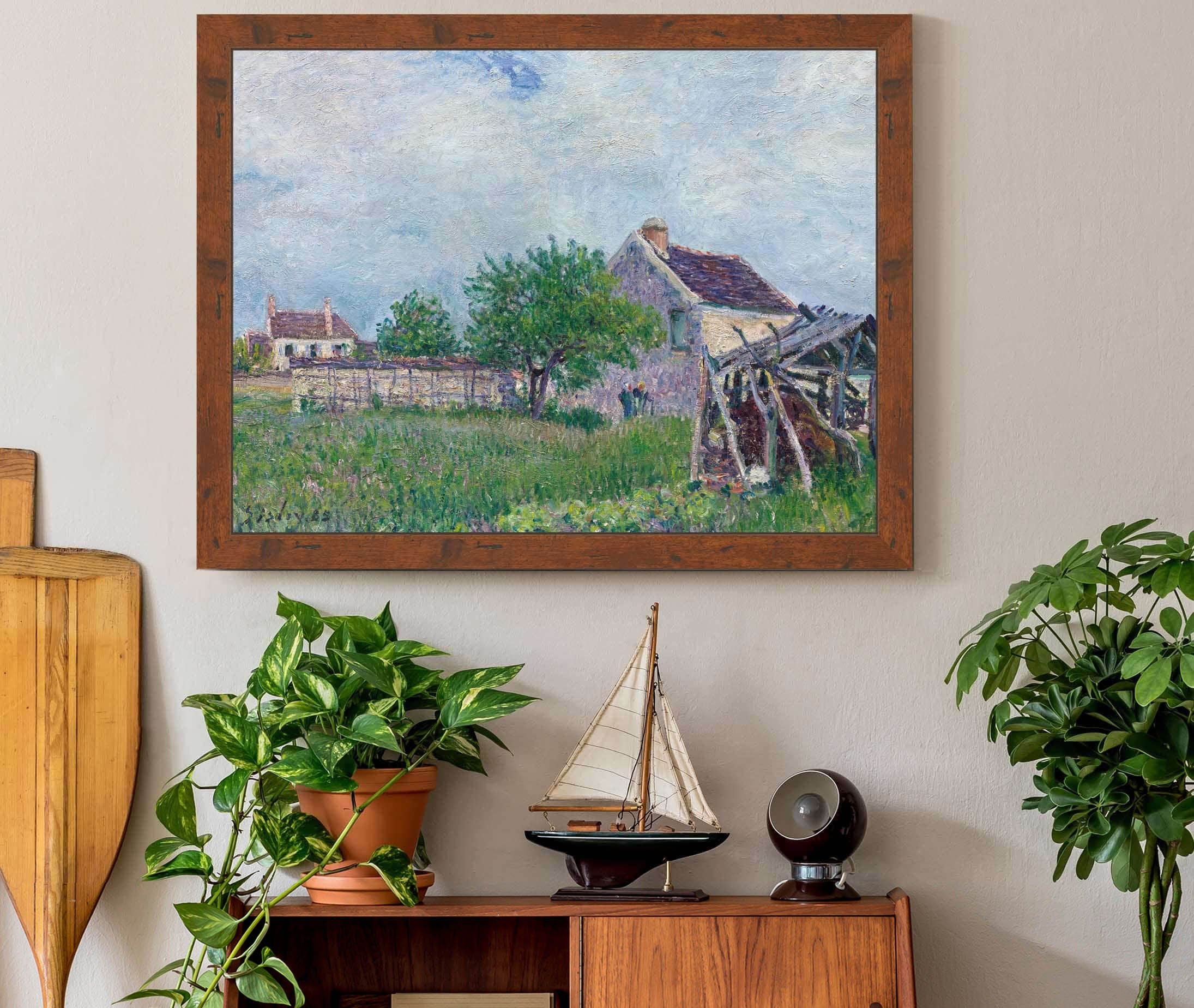 Vieille Chaumiere Aux Sablons by Alfred Sisley - Image 3