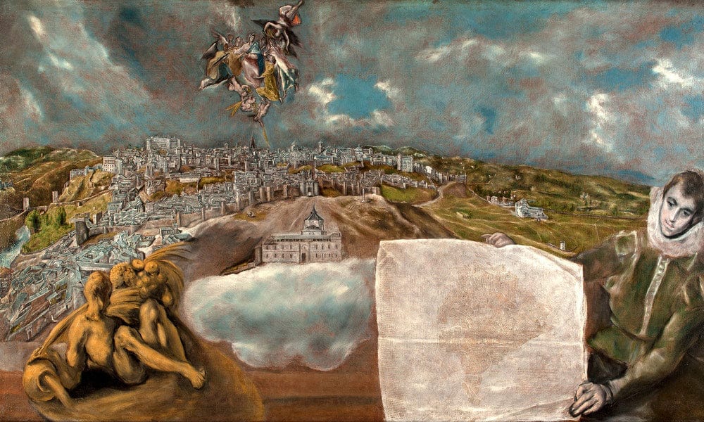 View And Plan Of Toledo 1614 2 By El Greco - Image 7