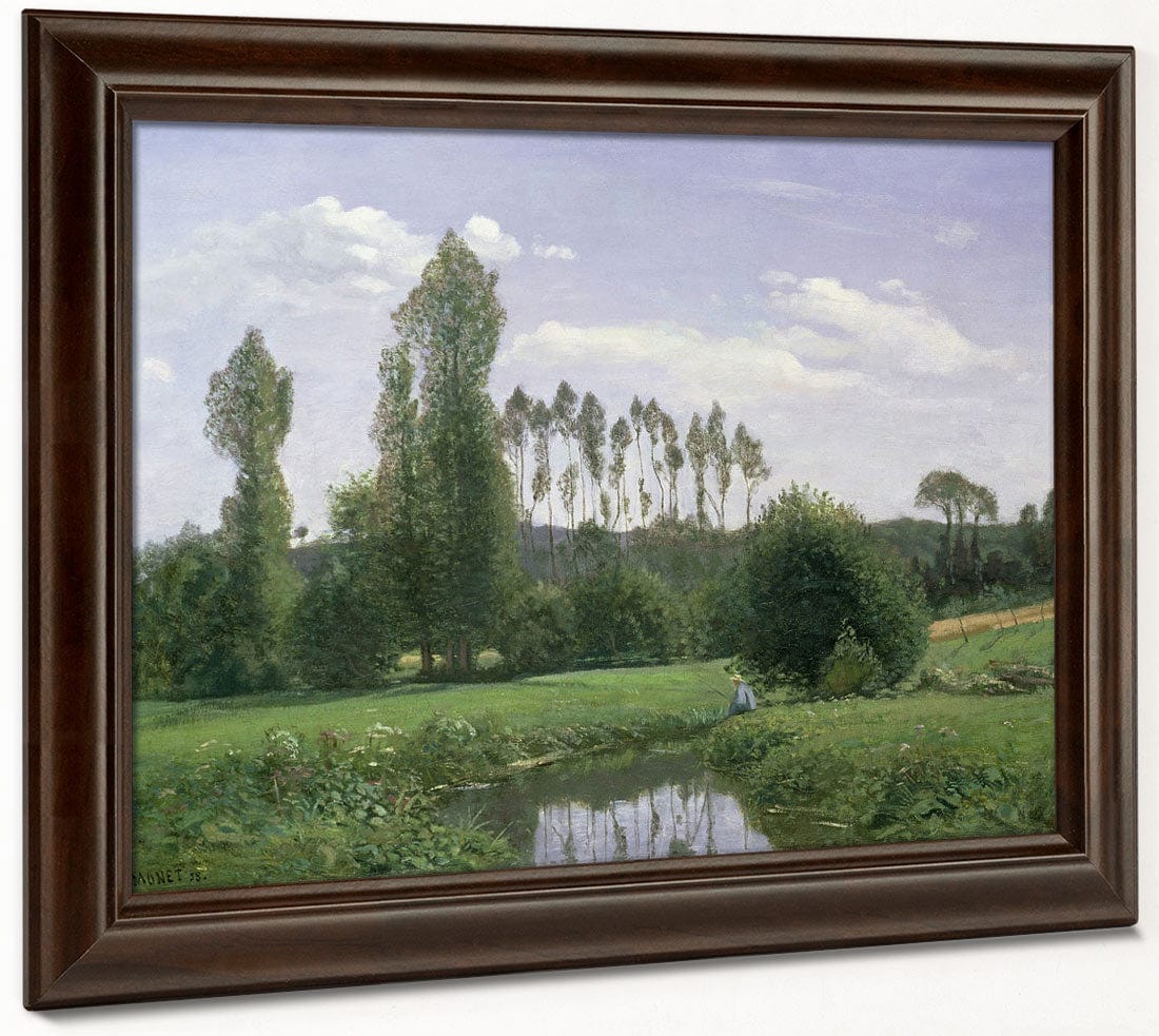 View At Rouelles By Claude Monet - Image 6