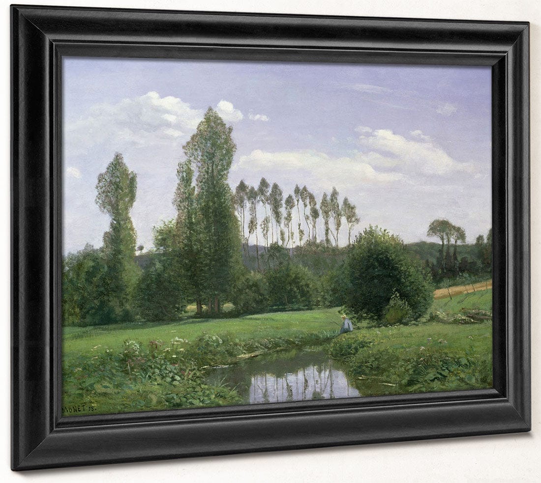 View At Rouelles By Claude Monet - Image 8