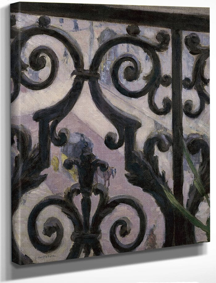 View From A Balcony By Gustave Caillebotte