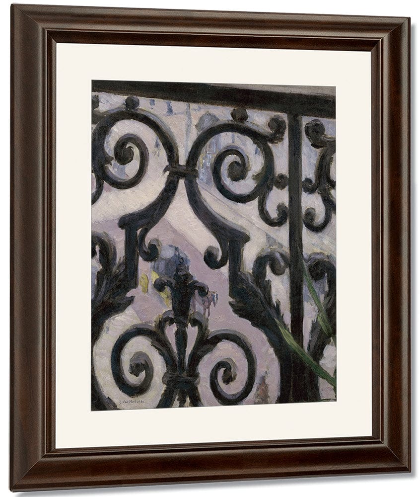 View From A Balcony By Gustave Caillebotte - Image 4