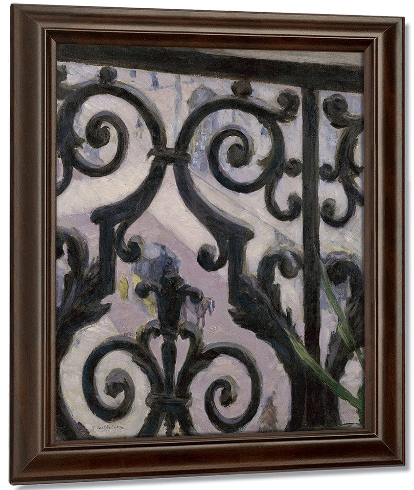 View From A Balcony By Gustave Caillebotte - Image 5