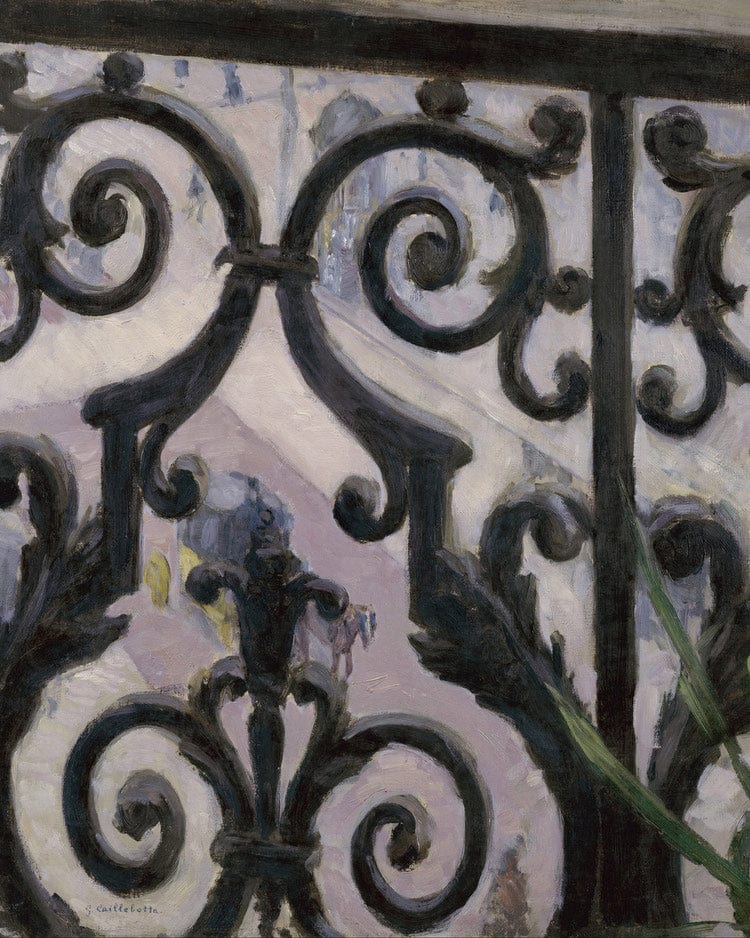 View From A Balcony By Gustave Caillebotte - Image 6