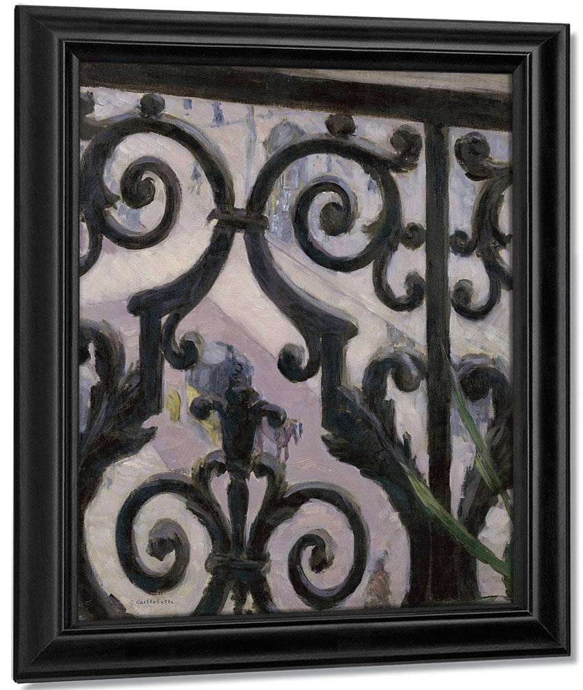 View From A Balcony By Gustave Caillebotte - Image 7