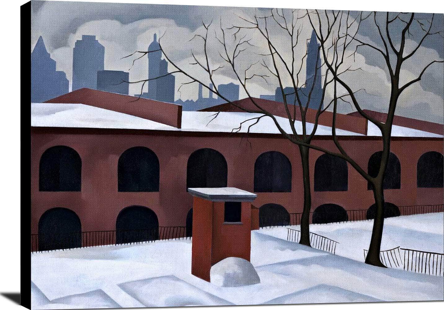 View From Brooklyn Painting George Copeland Canvas Art - Image 2