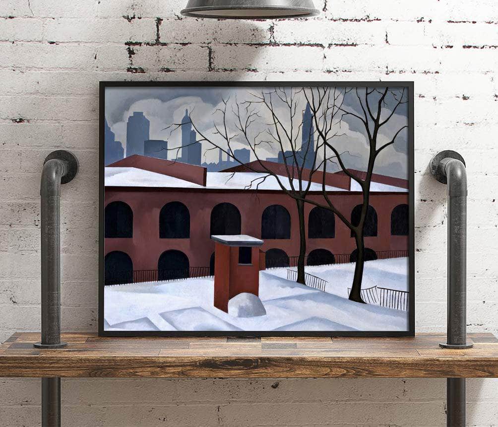 View From Brooklyn Painting George Copeland Canvas Art - Image 4