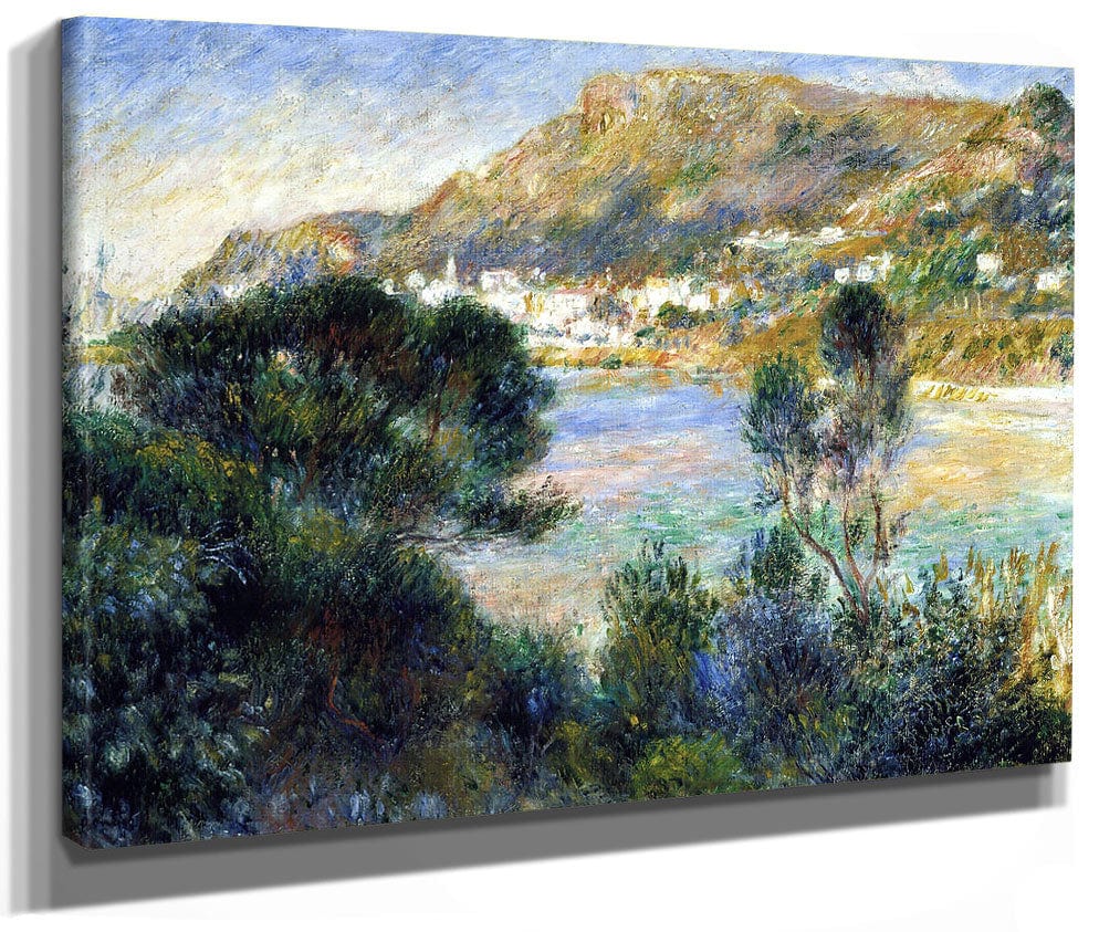 View From Cap Martin Of Monte Carlo By Pierre Auguste Renoir