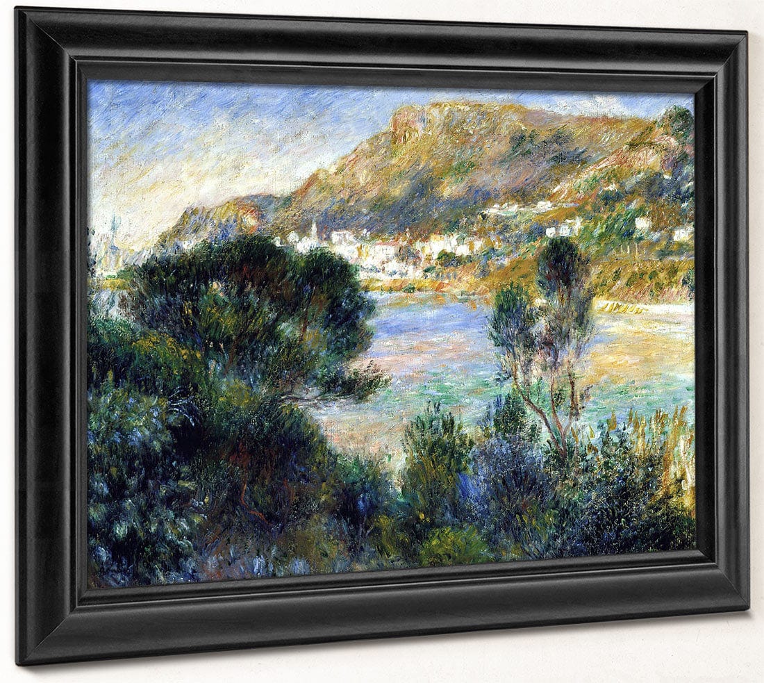 View From Cap Martin Of Monte Carlo By Pierre Auguste Renoir - Image 8