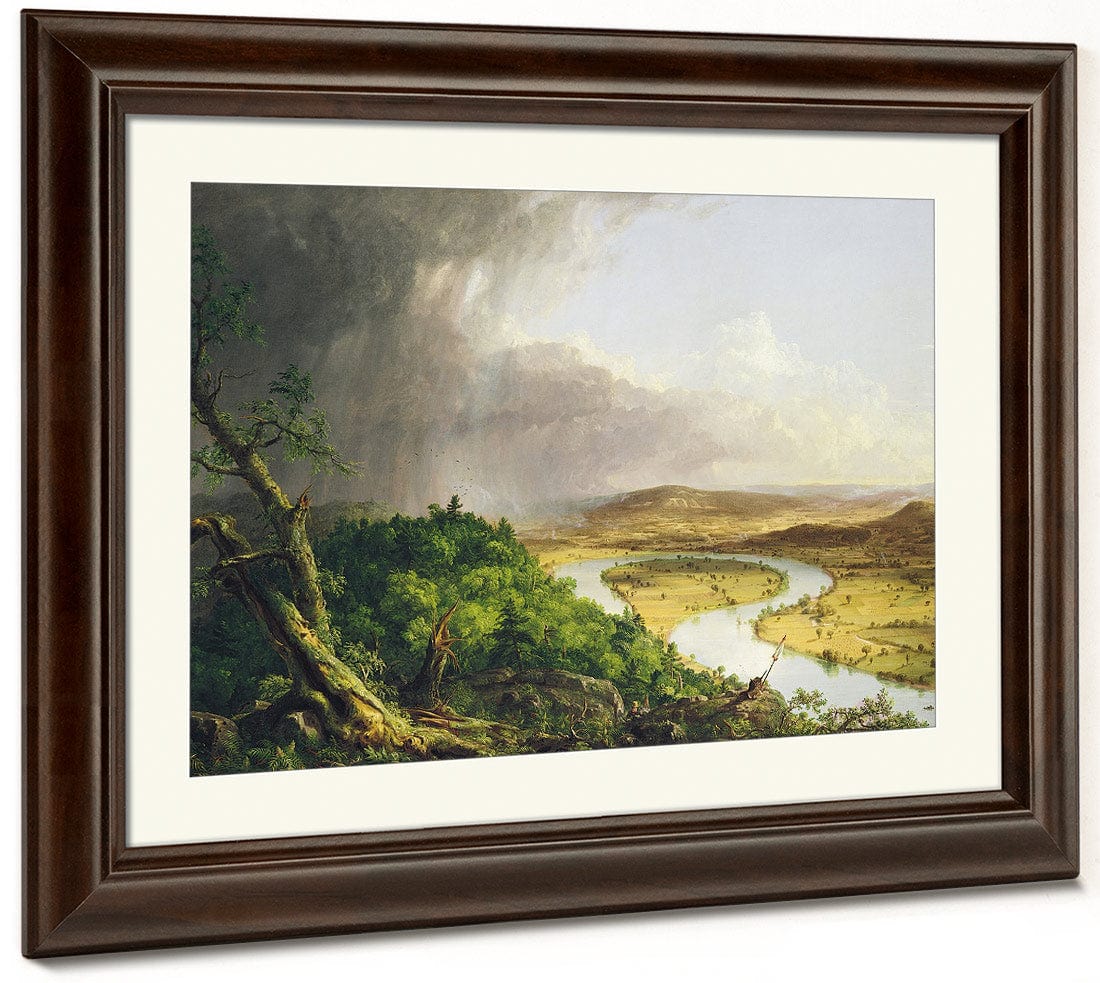 View From Mount Holyoke 1836 By Thomas Cole By Thomas Cole - Image 3