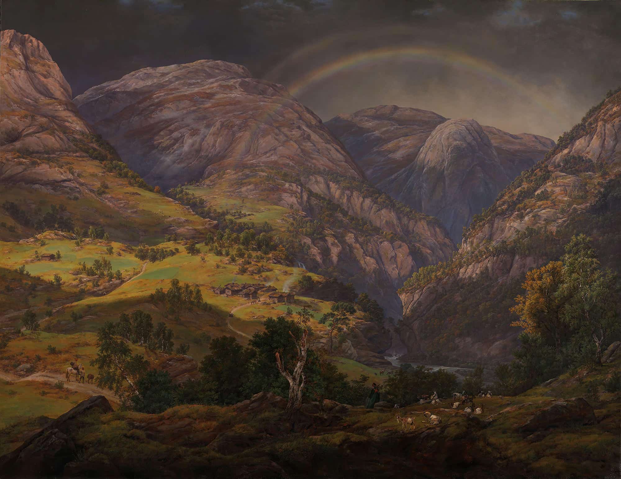 View From Stalheim by Johan Christian Dahl
