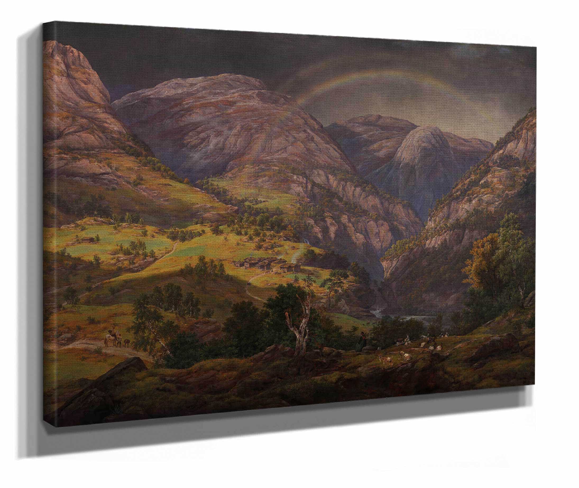 View From Stalheim by Johan Christian Dahl - Image 2