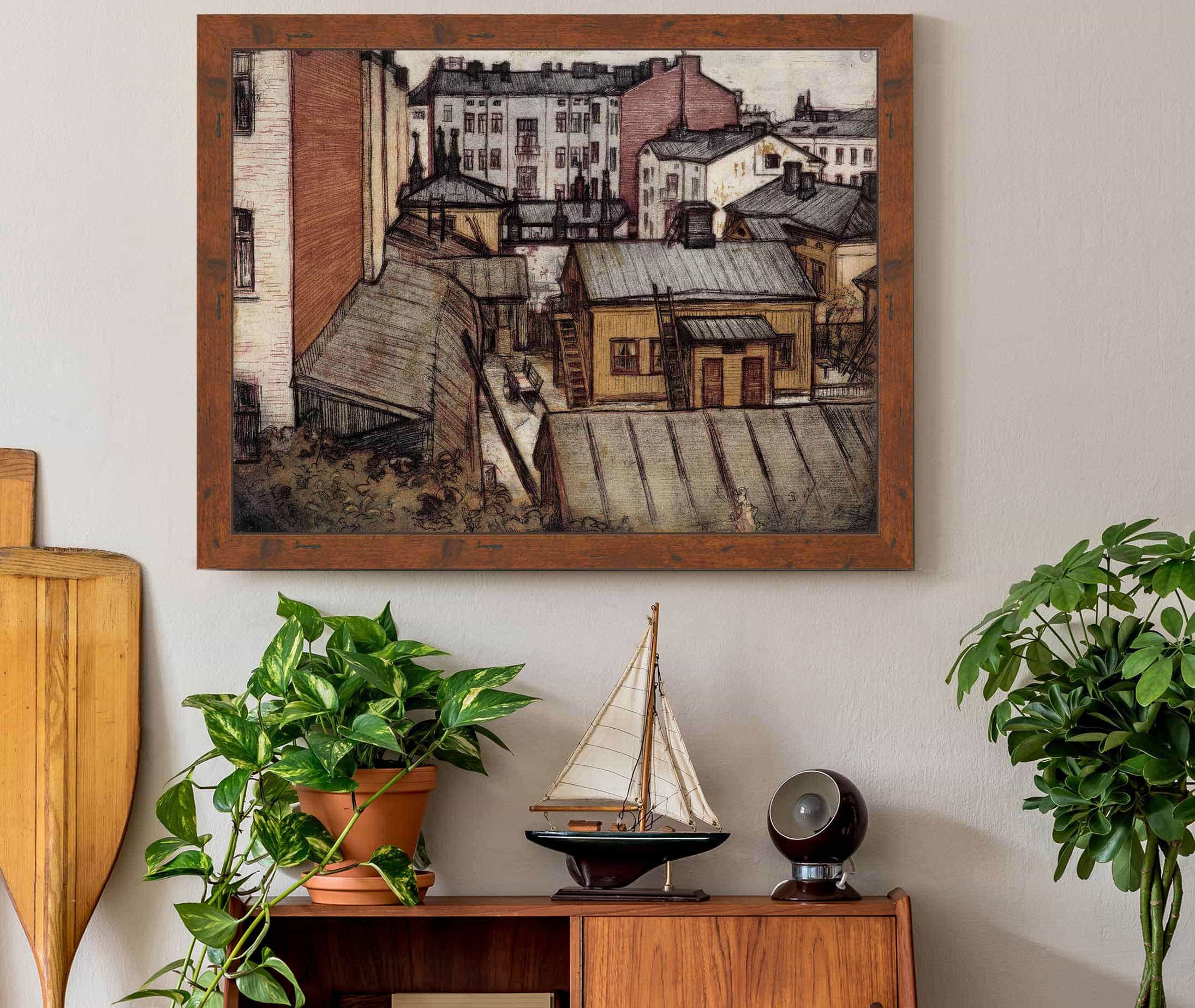 View From The Artists Bernhardinkatu Home by Eero Jarnefelt - Image 3
