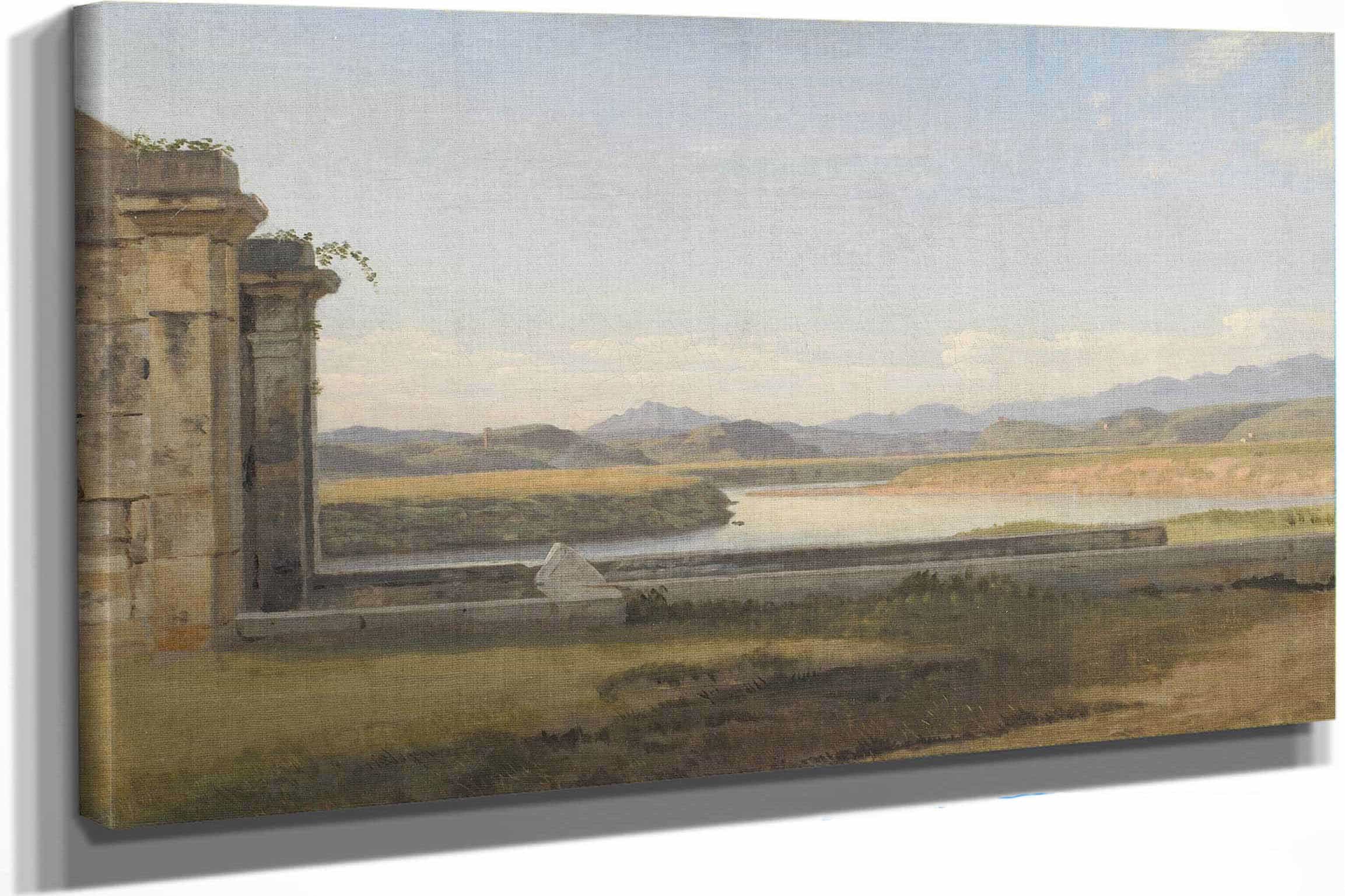 View From The Fontana Acetosa Rome by Christoffer Wilhelm Eckersberg