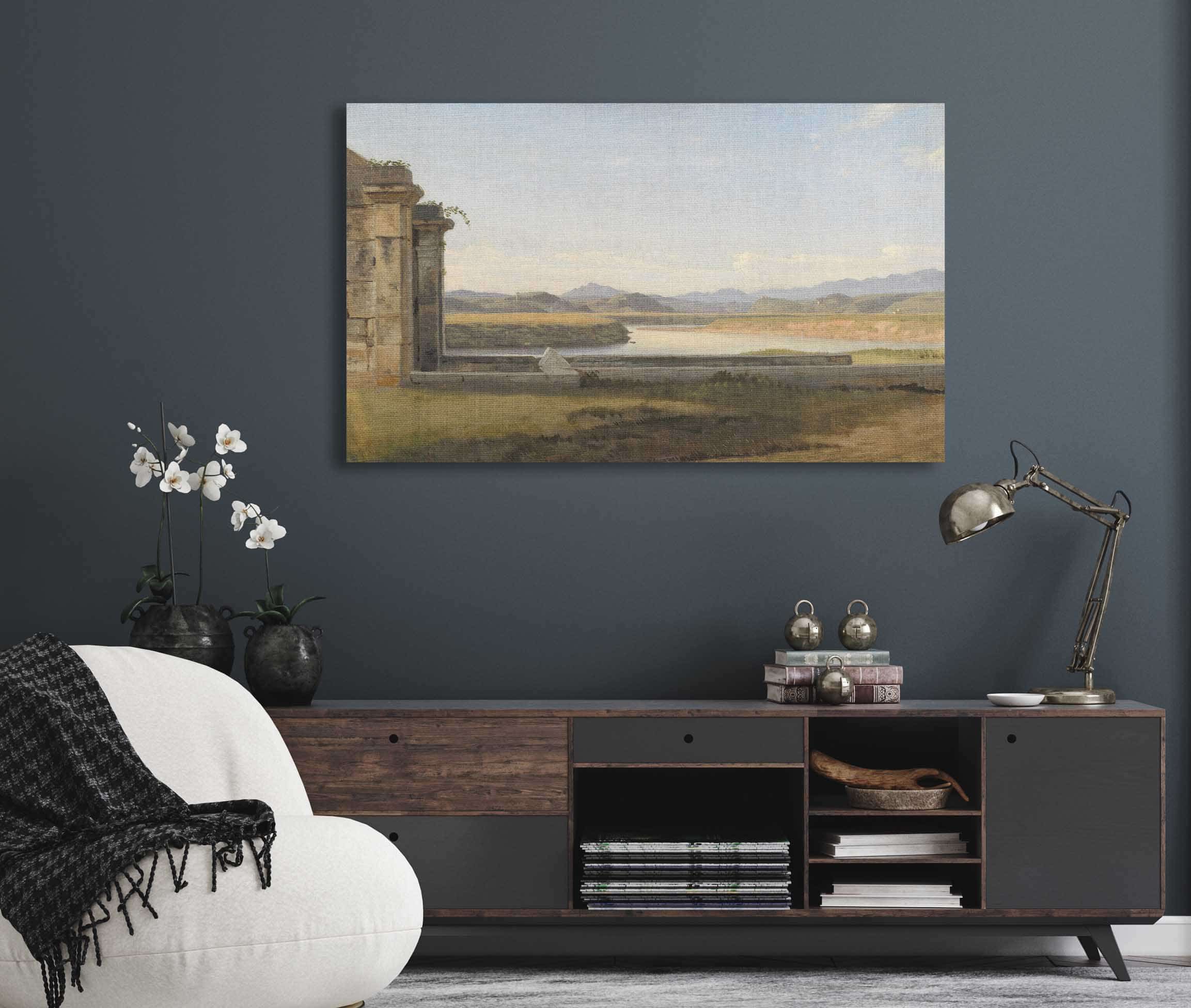 View From The Fontana Acetosa Rome by Christoffer Wilhelm Eckersberg - Image 5