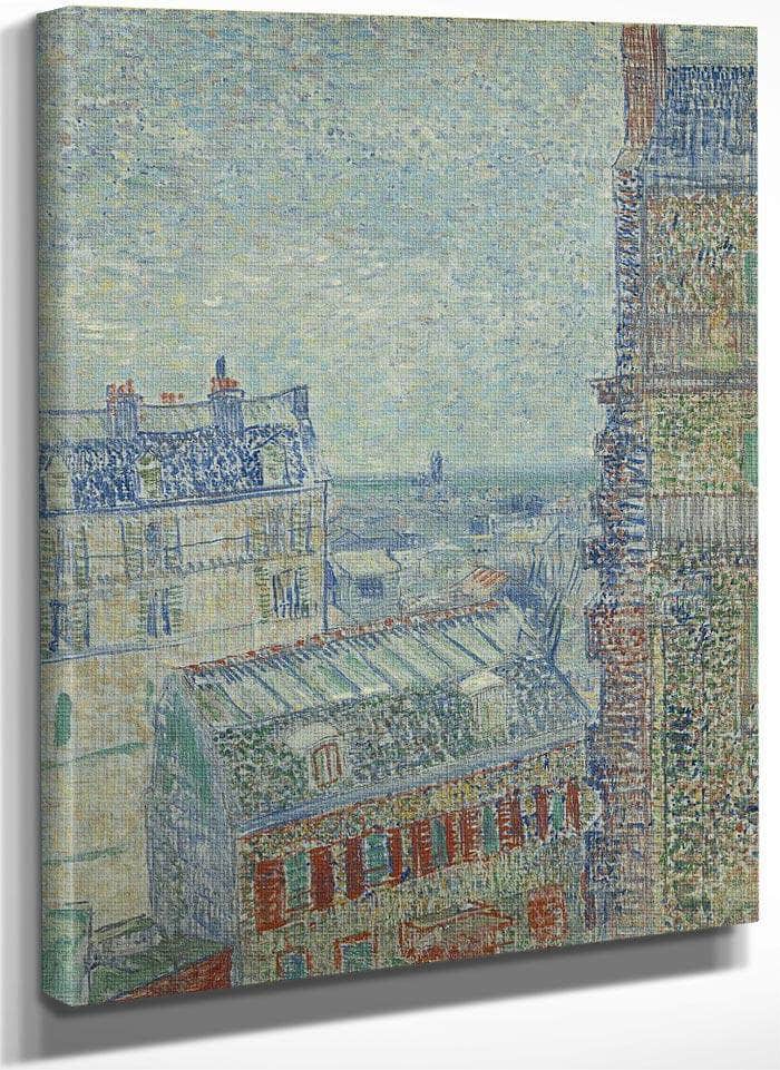 View From Theo's Apartment By Vincent Van Gogh
