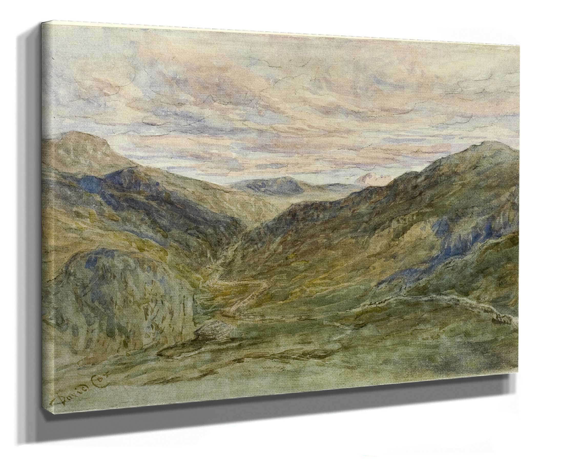 View In Wales by David Cox - Image 2