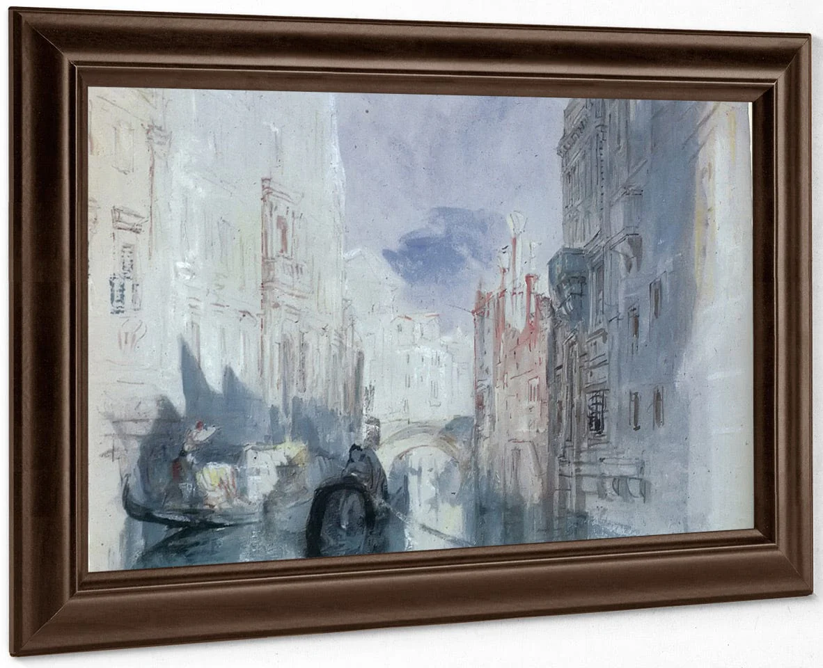 View Of A Cross Canal Near The Arsenal By Jwm Turner - Image 6