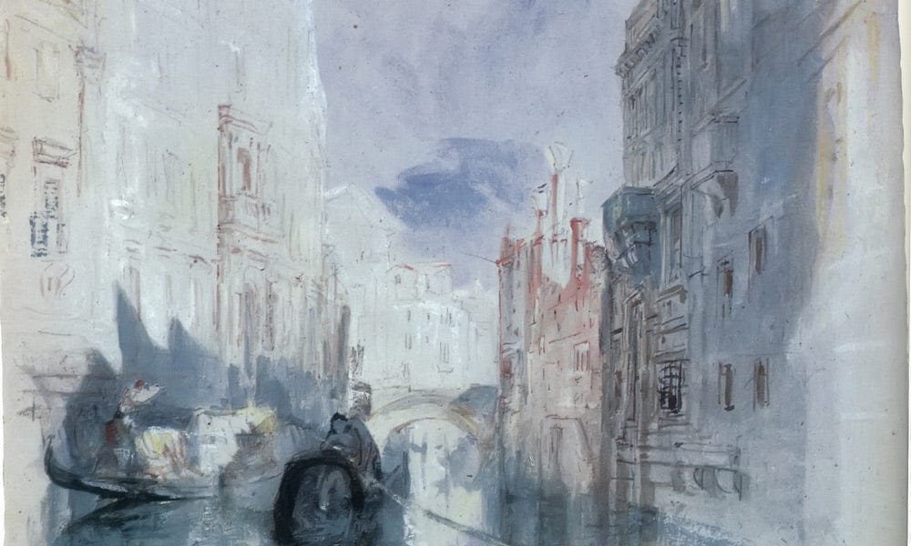 View Of A Cross Canal Near The Arsenal By Jwm Turner - Image 7