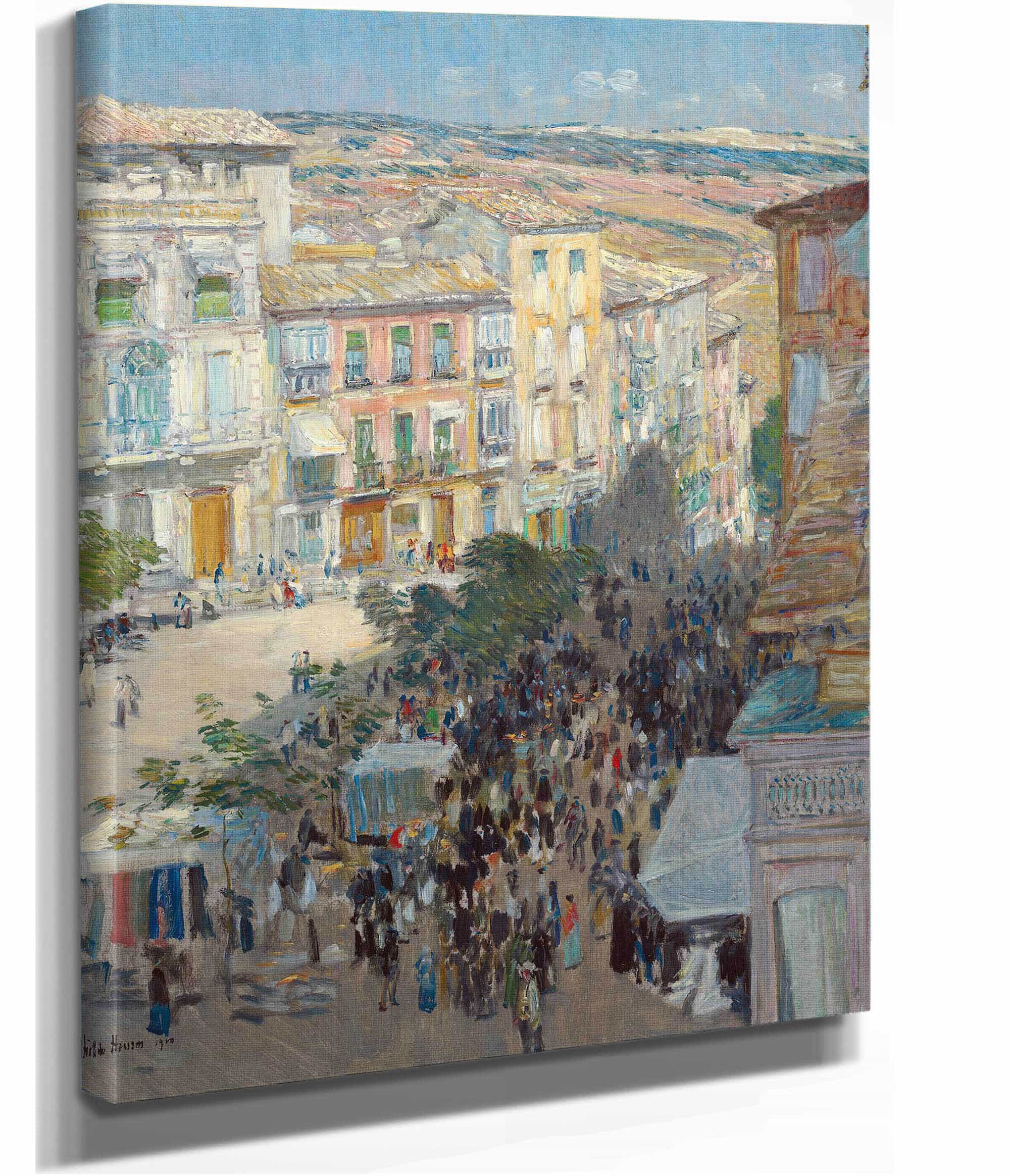 View Of A Southern French City by Childe Hassam - Image 2