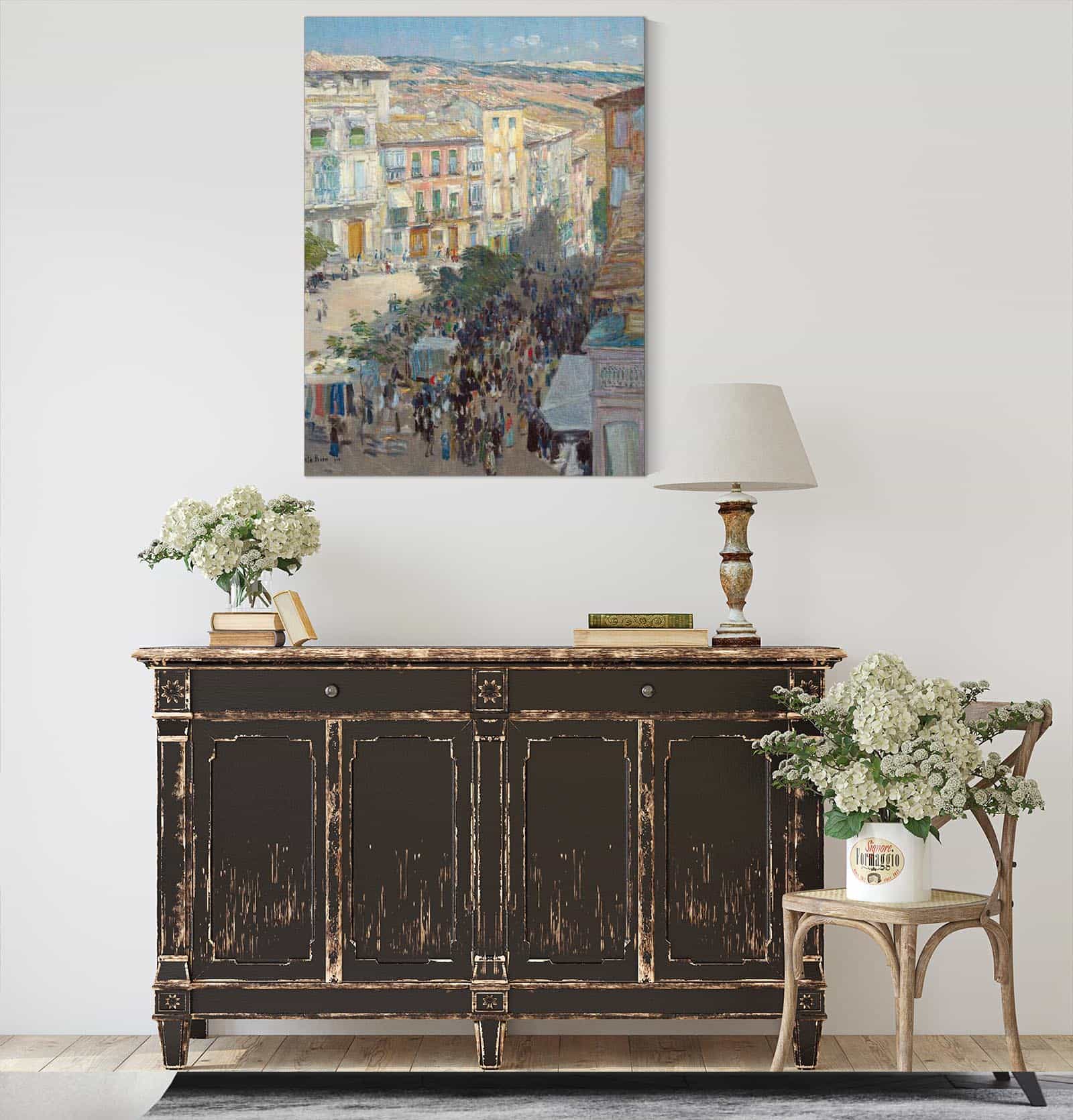View Of A Southern French City by Childe Hassam - Image 4