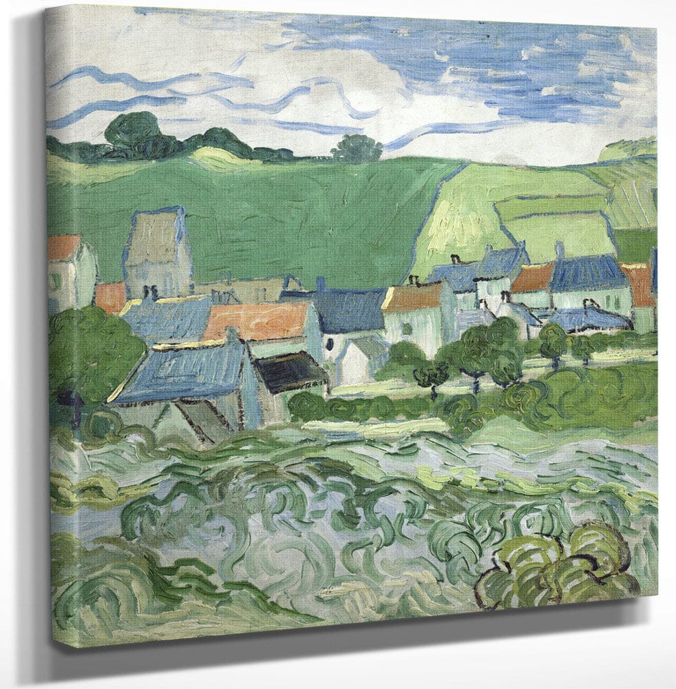 View Of Auvers By Vincent Van Gogh