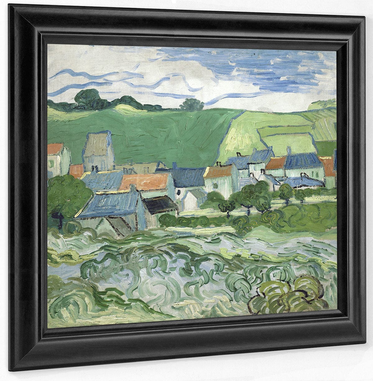 View Of Auvers By Vincent Van Gogh - Image 6