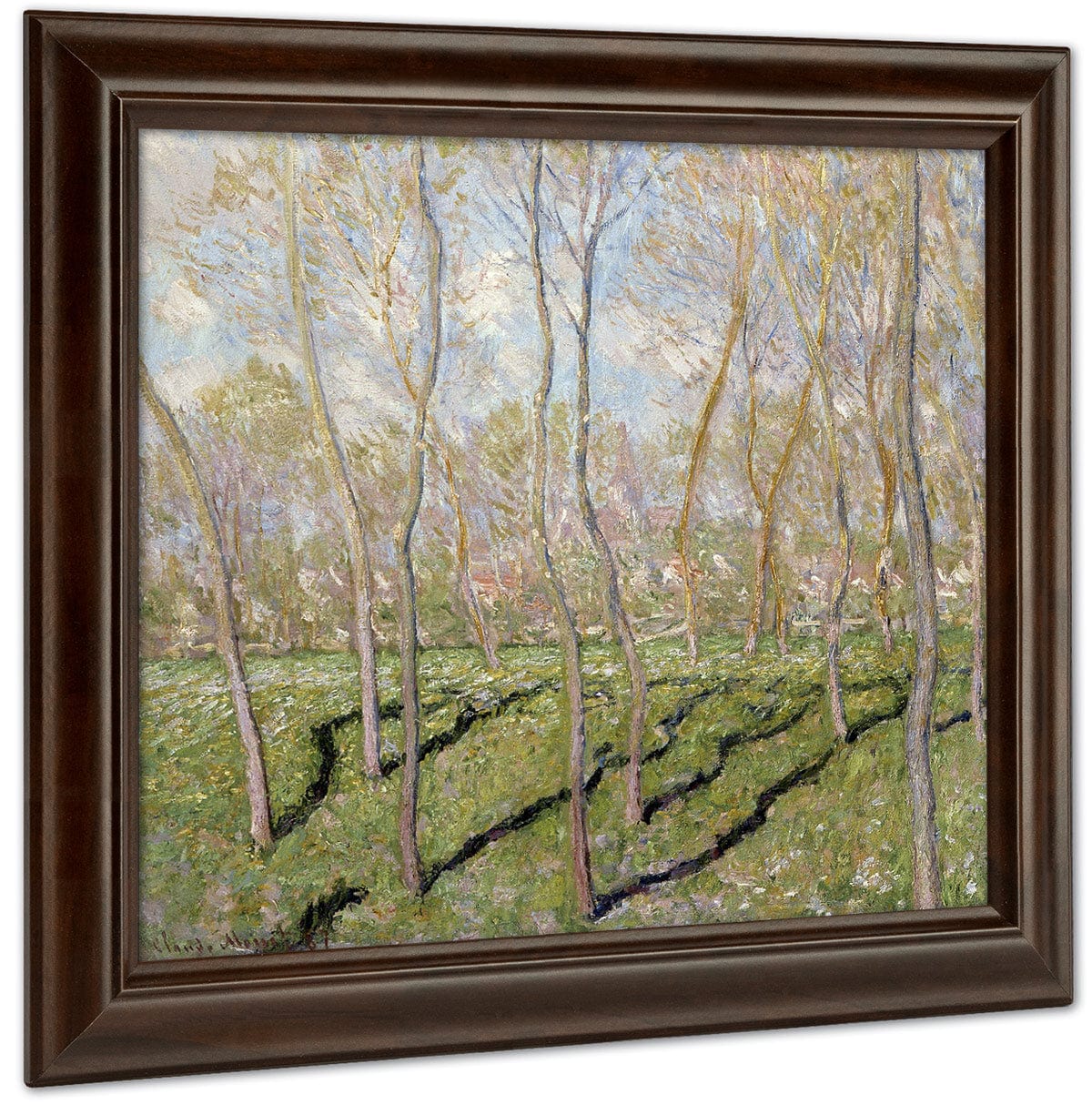 View Of Bennecourt By Claude Monet - Image 4
