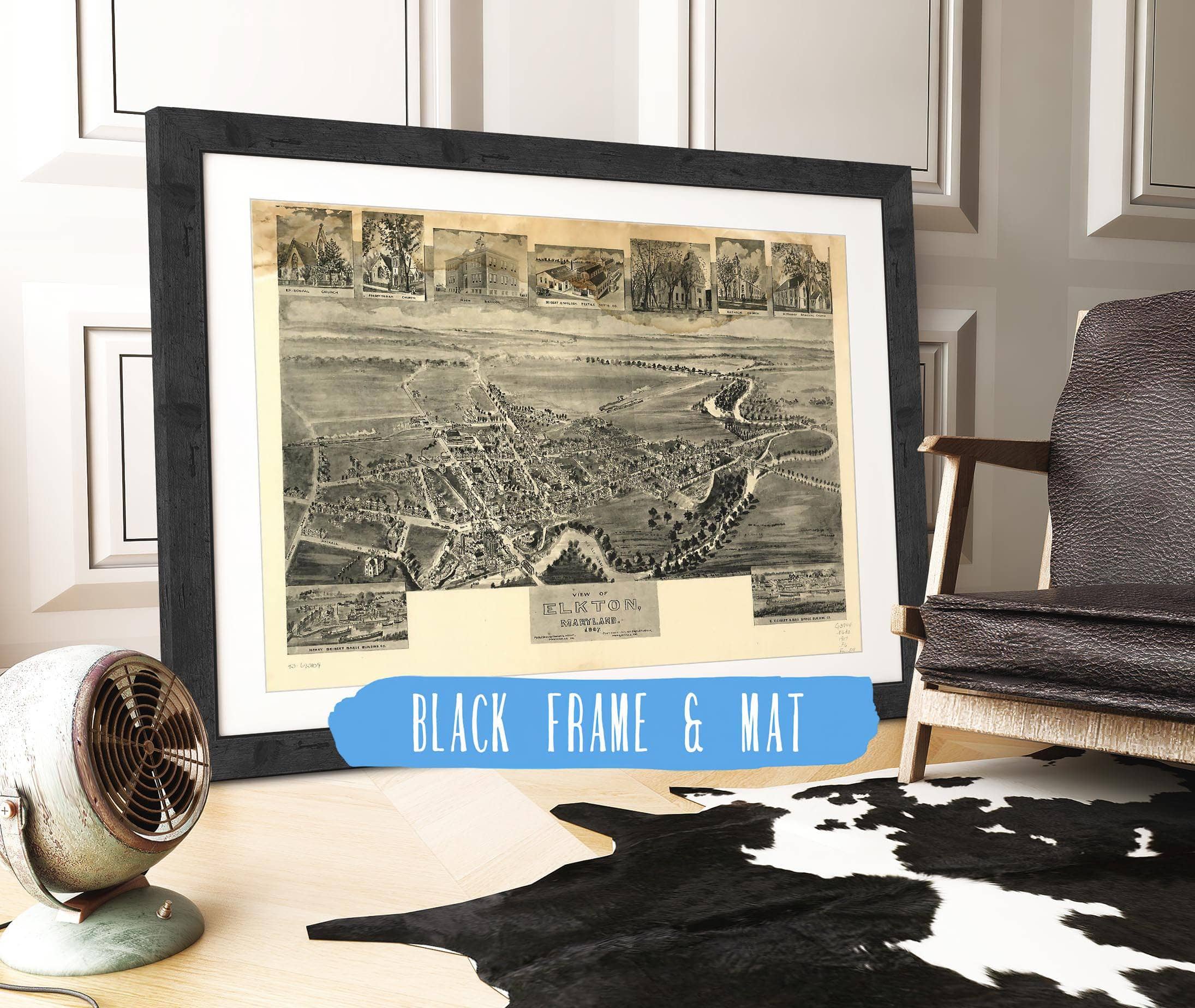 View Of Elkton Maryland 1907 State of Maryland - Image 3