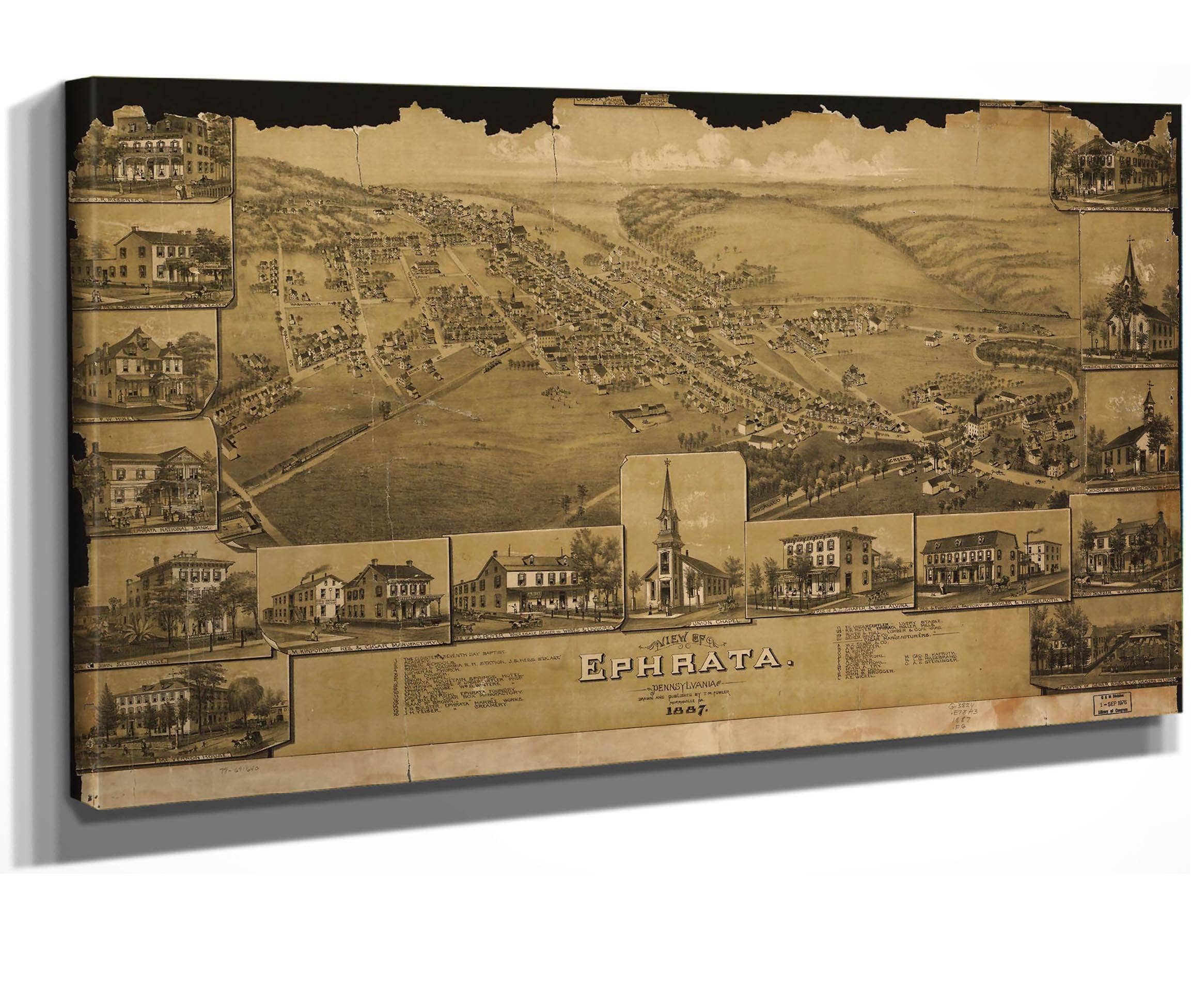 View Of Ephrata Pennsylvania State Of Pennsylvania