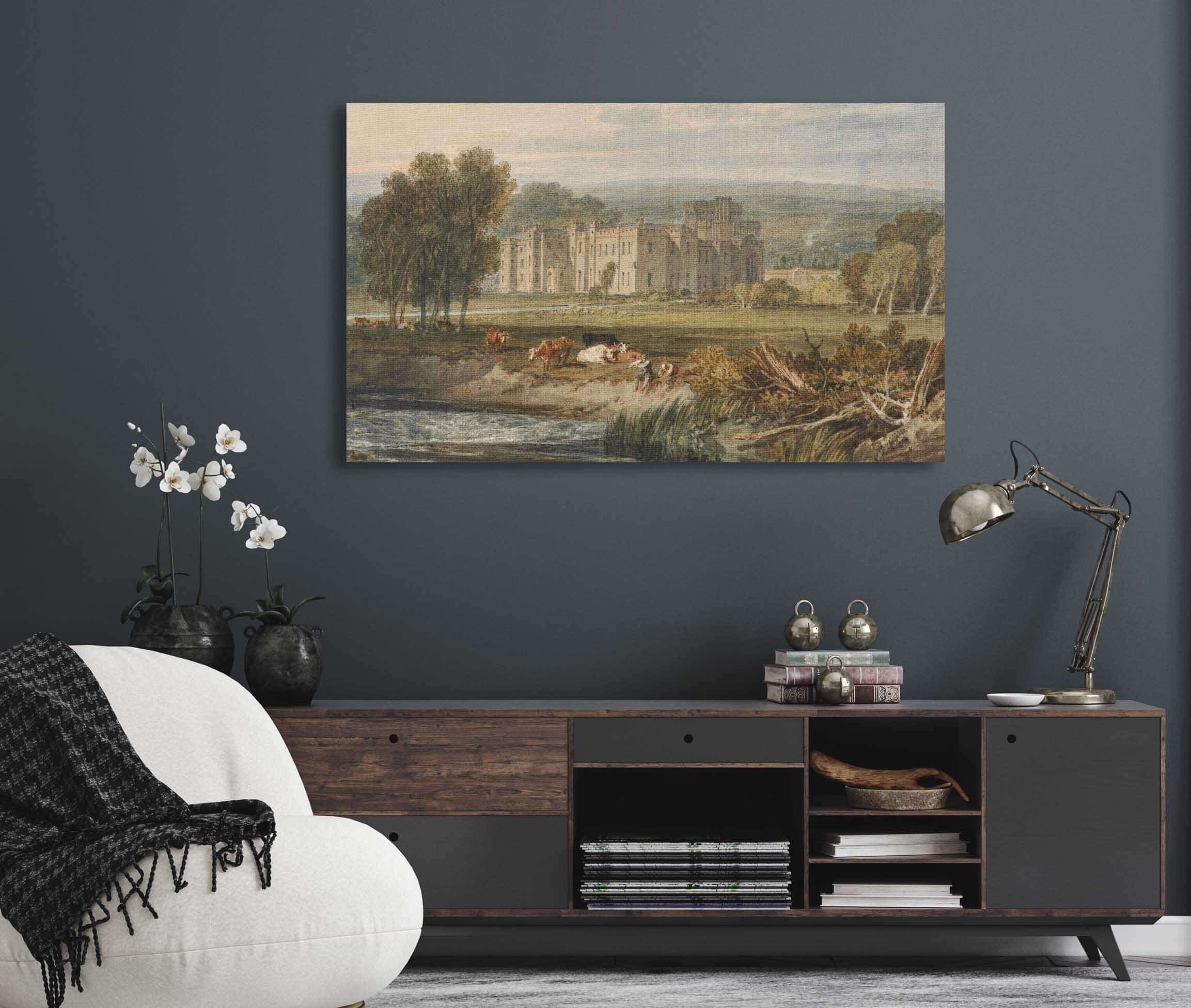 View Of Hampton Court Herefordshire From The Southeast by Joseph Mallord William Turner - Image 5