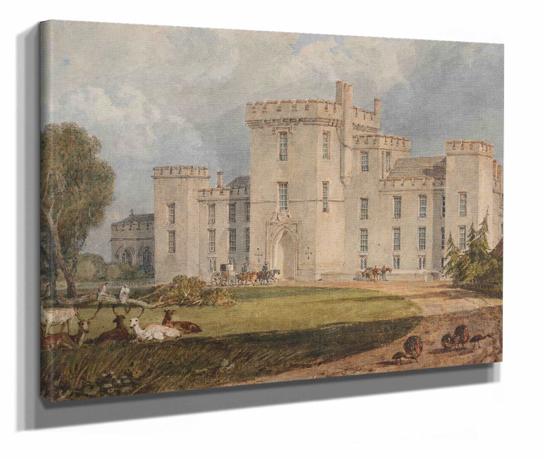 View Of Hampton Court Hertefordshire From The Northwest by Joseph Mallord William Turner - Image 2