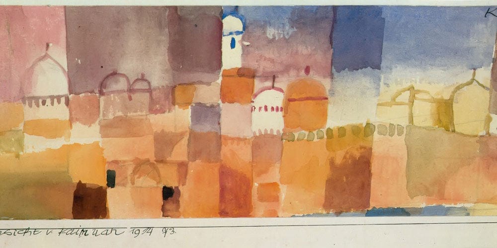 View Of Kairuan 1914 73 By Paul Klee - Image 2