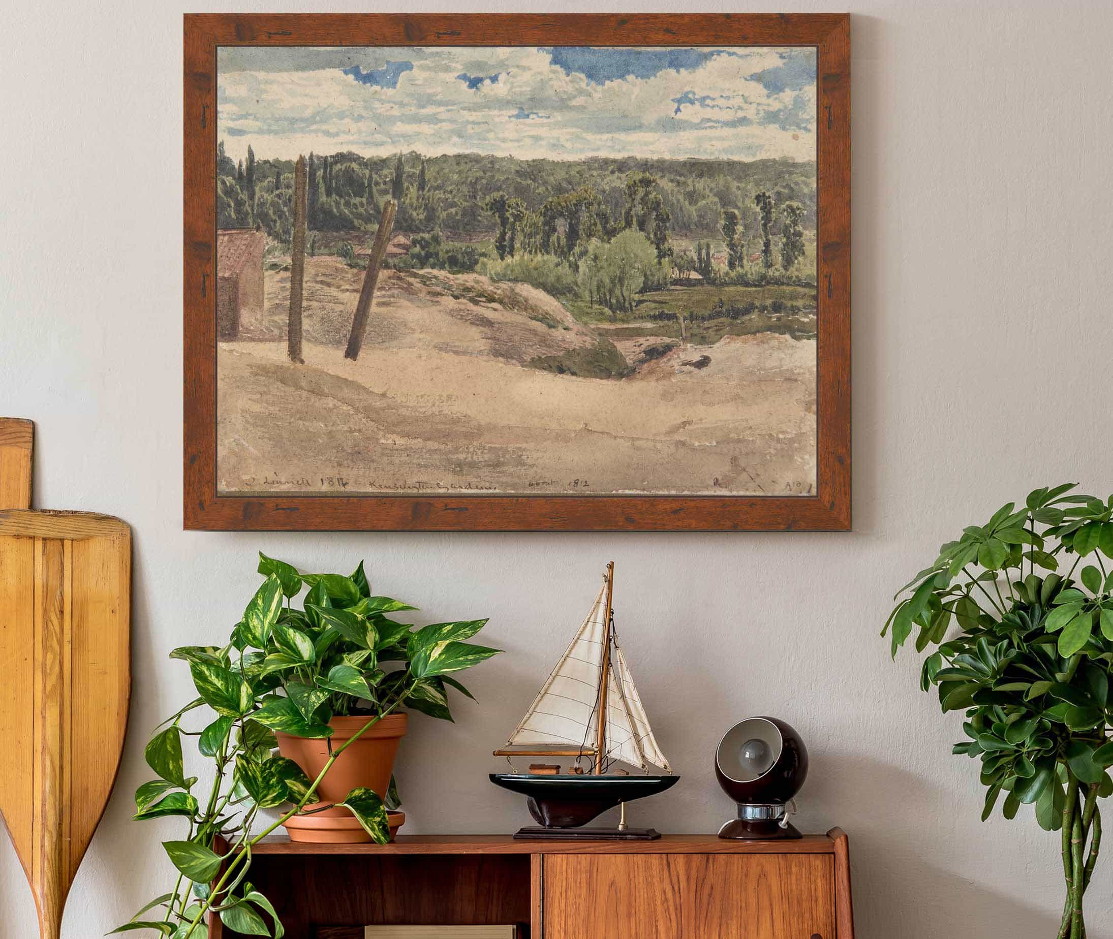 View Of Kensington Gardens London by John Linnell - Image 3