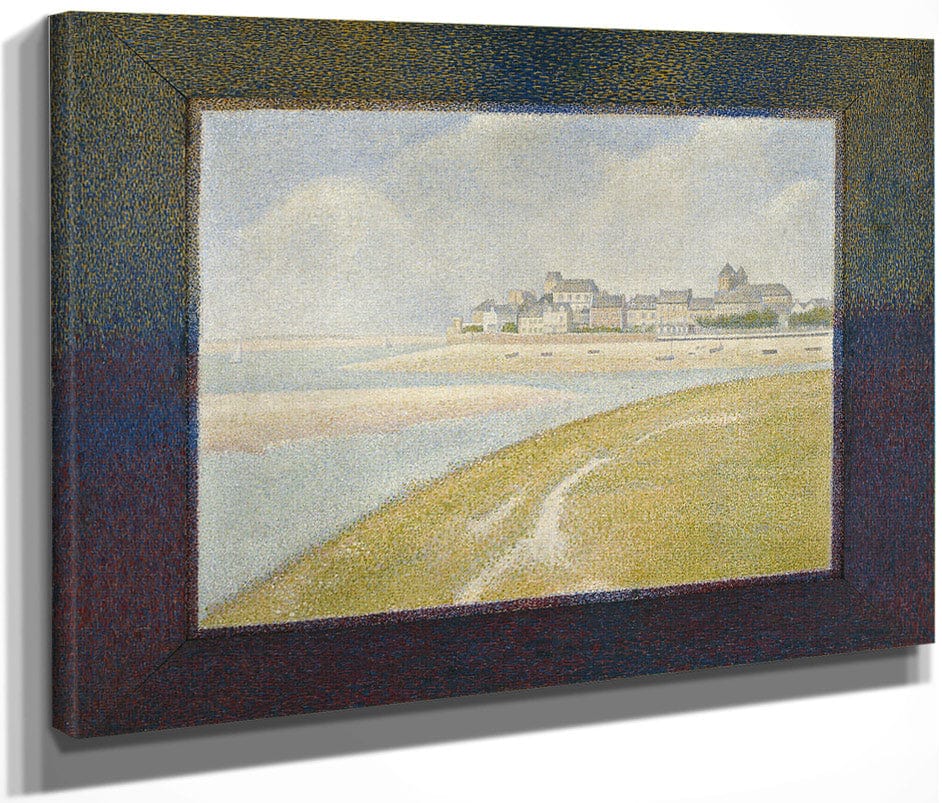 View Of Le Crotoy From Upstream By Georges Pierre Seurat