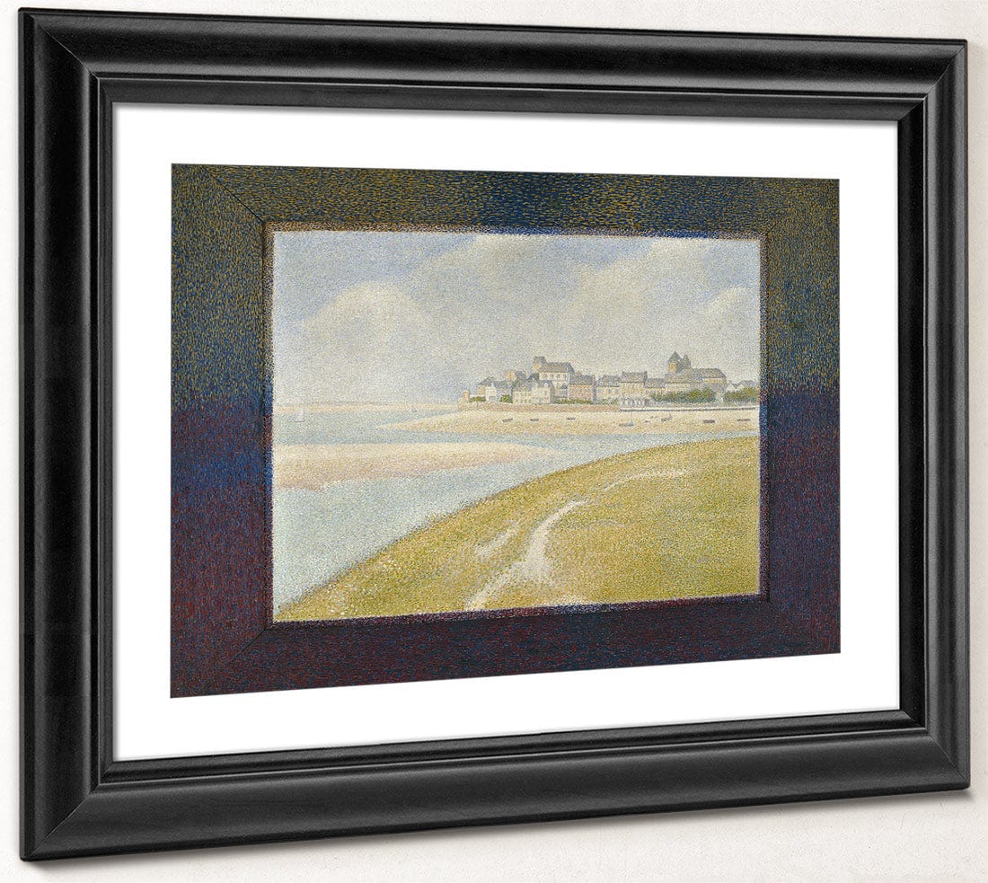 View Of Le Crotoy From Upstream By Georges Pierre Seurat - Image 4
