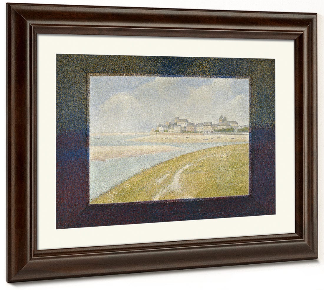 View Of Le Crotoy From Upstream By Georges Pierre Seurat - Image 5