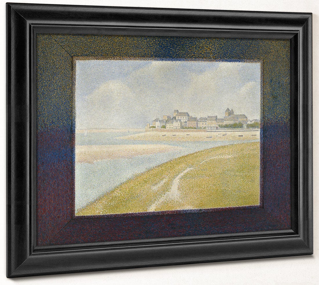 View Of Le Crotoy From Upstream By Georges Pierre Seurat - Image 8
