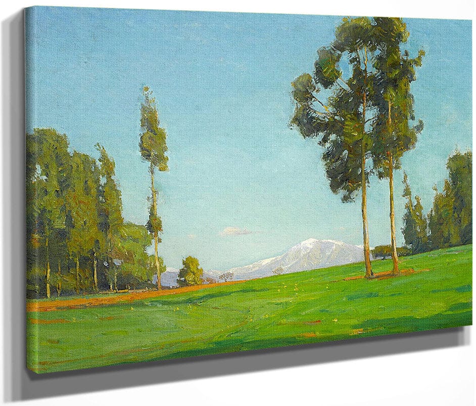 View Of Mount Baldy 1916 By William Wendt