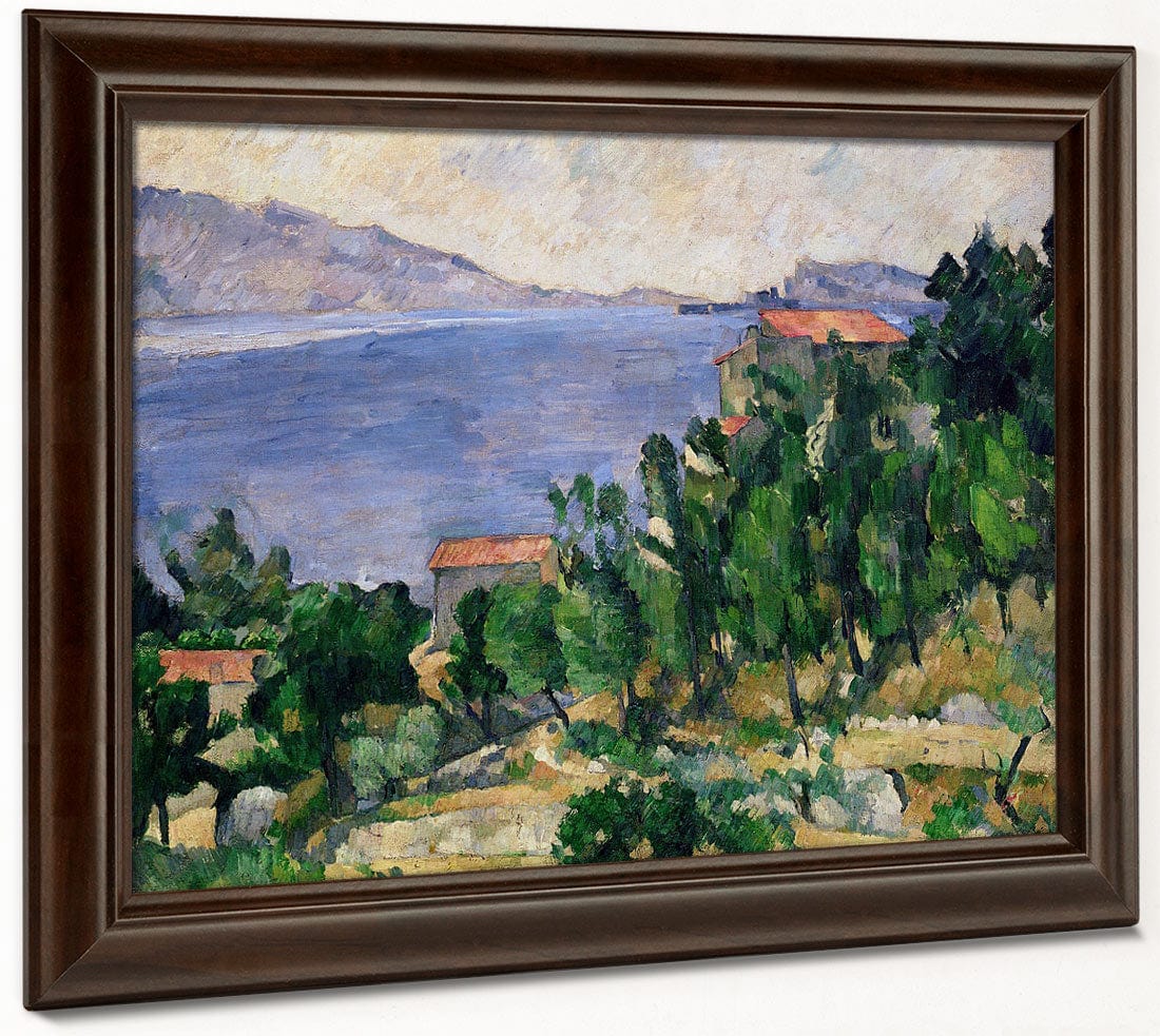 View Of Mount Marseilleveyre And The Isle Of Maire 1 By Paul Cezanne - Image 6