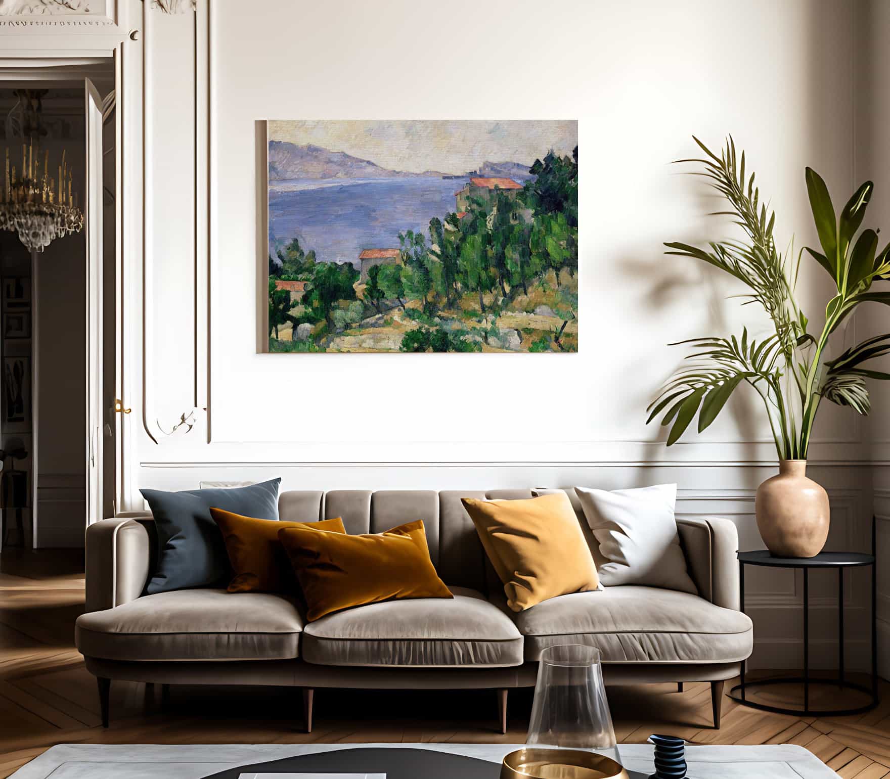 View Of Mount Marseilleveyre And The Isle Of Maire By Paul Cezanne - Image 3