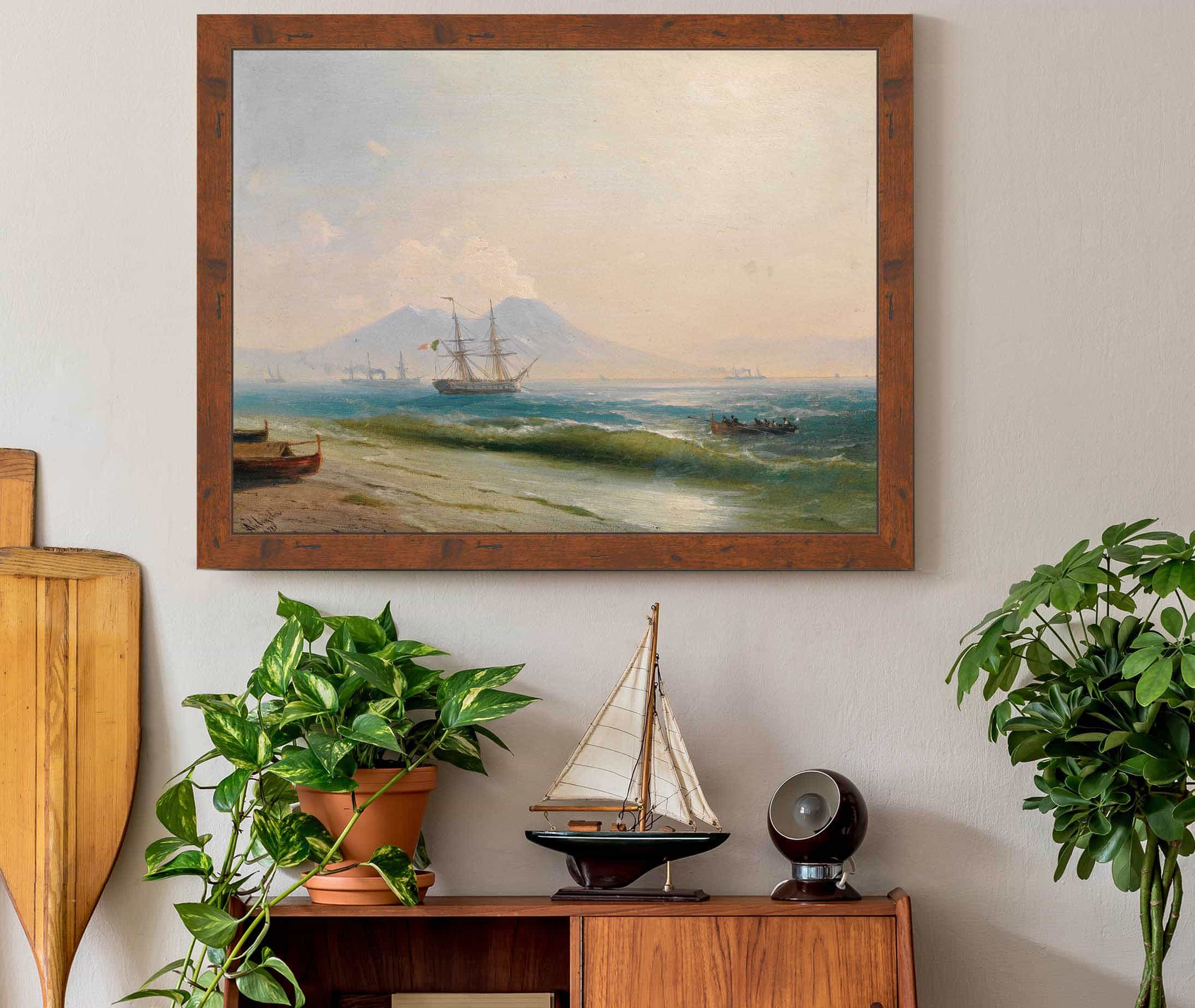 View Of Mount Vesuvius by Ivan Konstantinovich Aivazovsky - Image 3