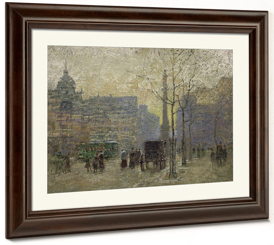 View Of New York At 59Th Street By Paul Cornoyer - Image 5