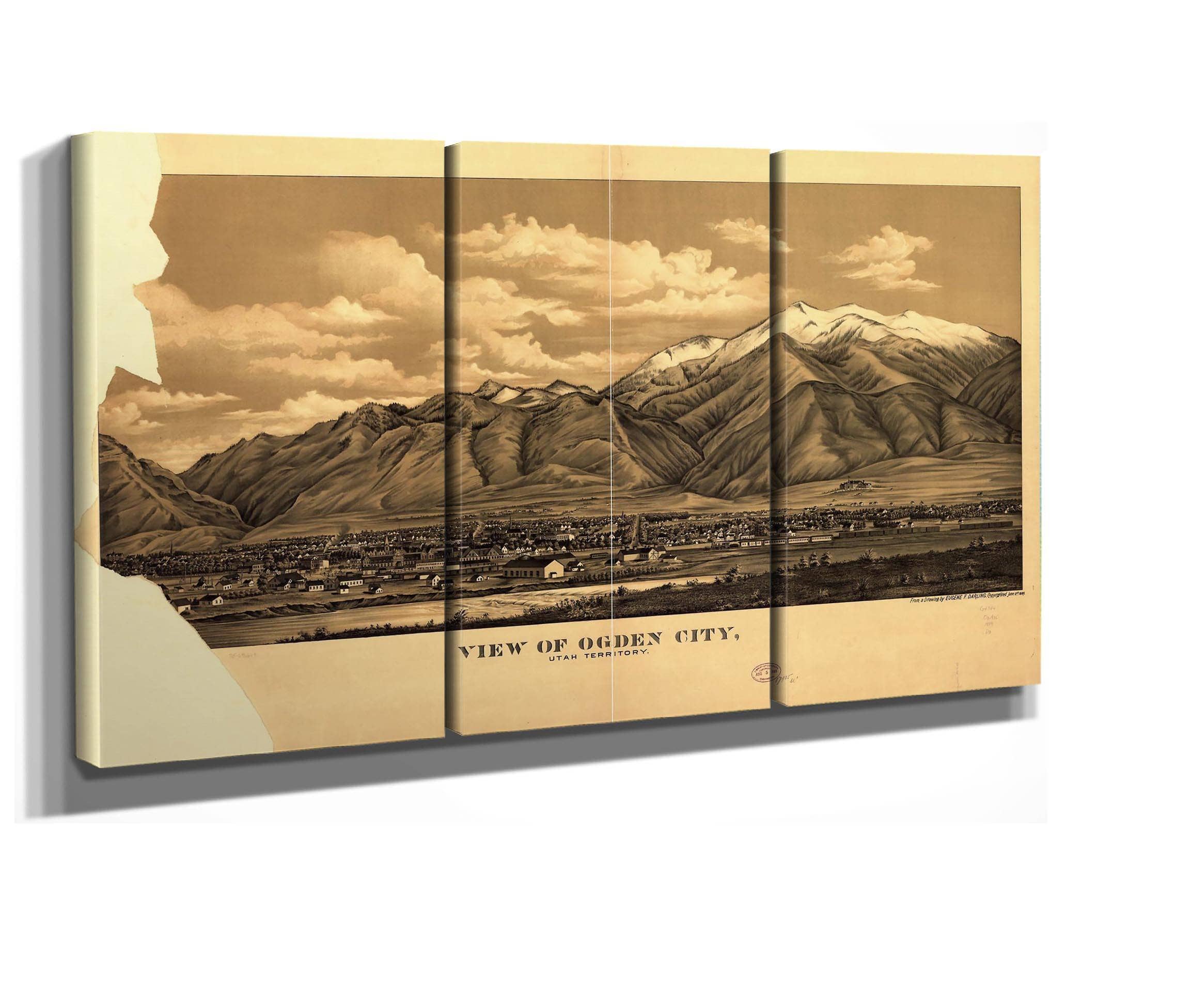 View Of Ogden City Utah Territory State Of Utah - Image 2